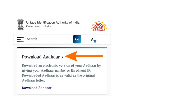 Aadhaar Card Download