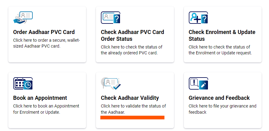 aadhaar card mobile check